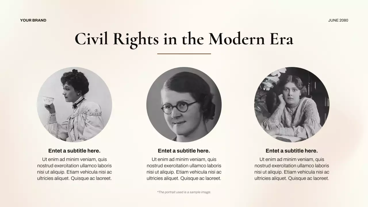 Black Classic Civil Rights History Presentation