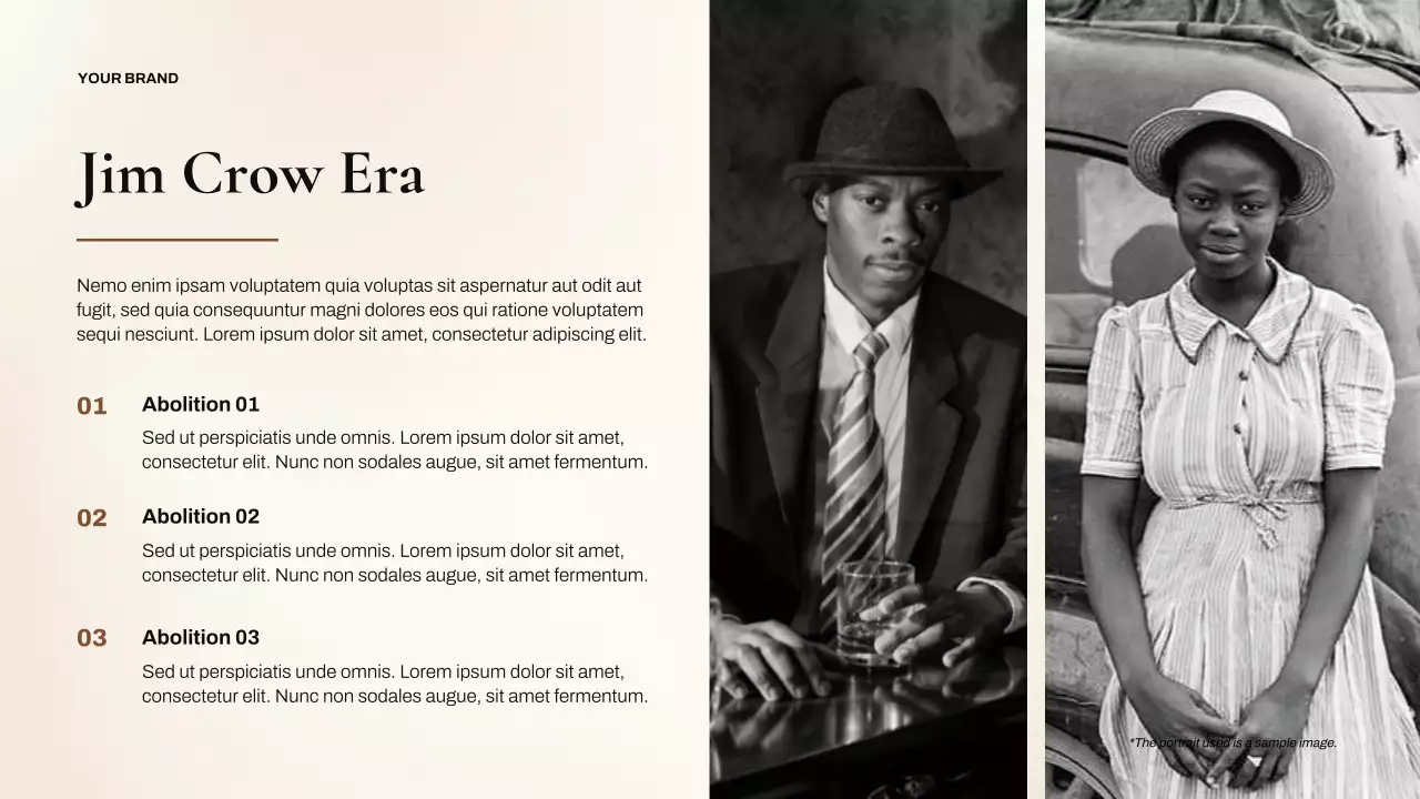 Black Classic Civil Rights History Presentation