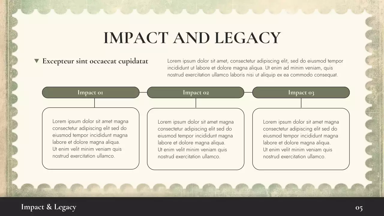 Beige Vintage Historical Event Lecture Presentation