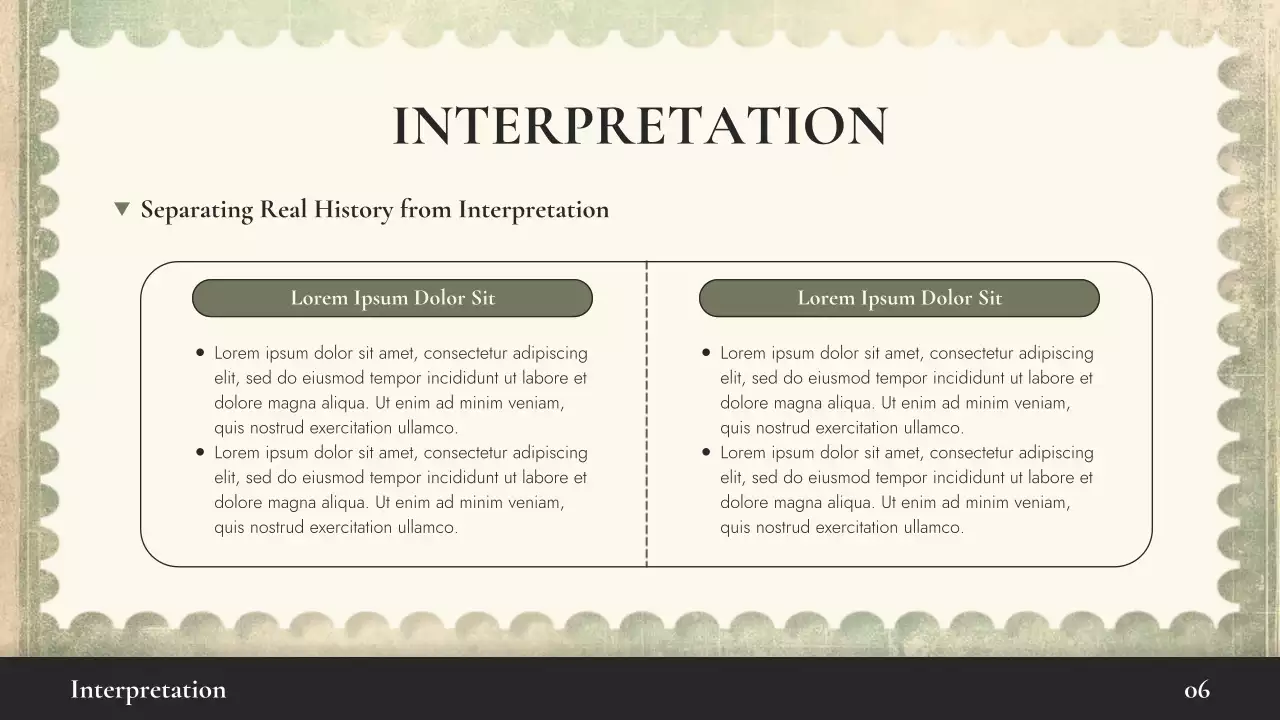 Beige Vintage Historical Event Lecture Presentation