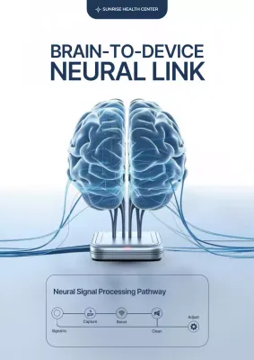 Blue Modern Neural Technology Guide