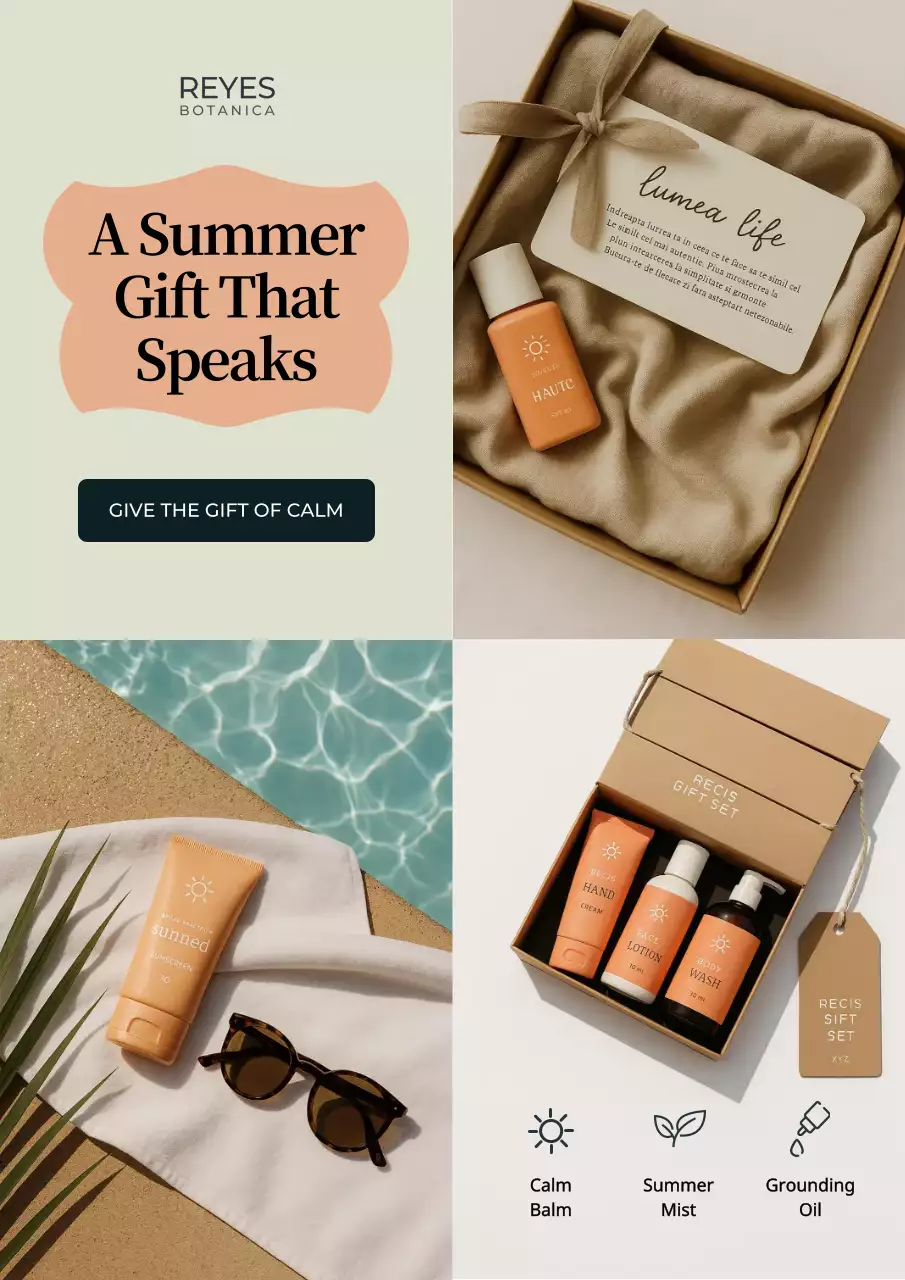 Beige Modern Skincare Promotion