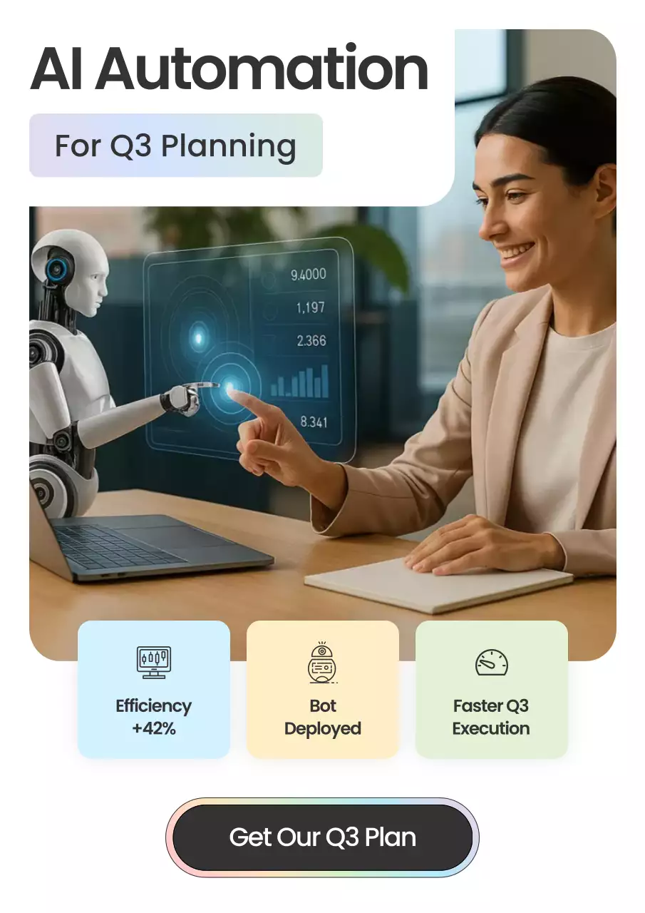 Beige Modern AI Business Poster