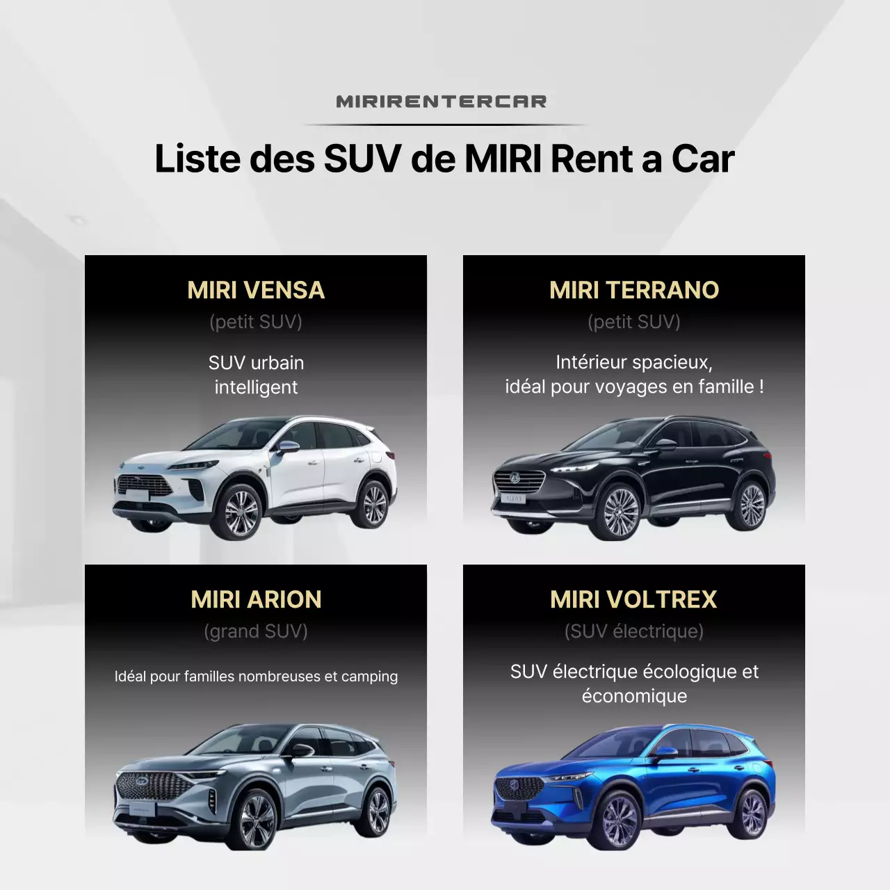 Publicité pour une voiture blanche moderne