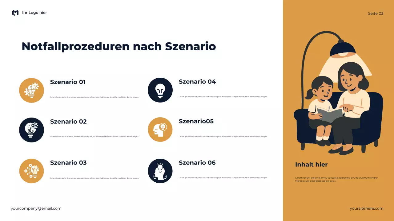 Blue Modern: Die Bedeutung von Sicherheit und Notfallbereitschaft – Präsentation