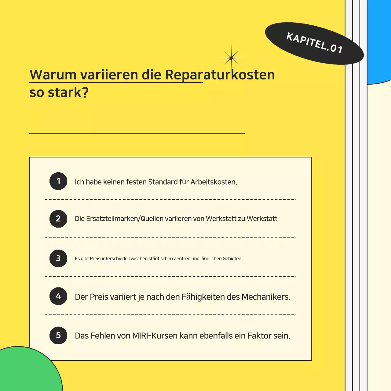 Gelbe kitschige Motorrad-Reparatur-Anzeige