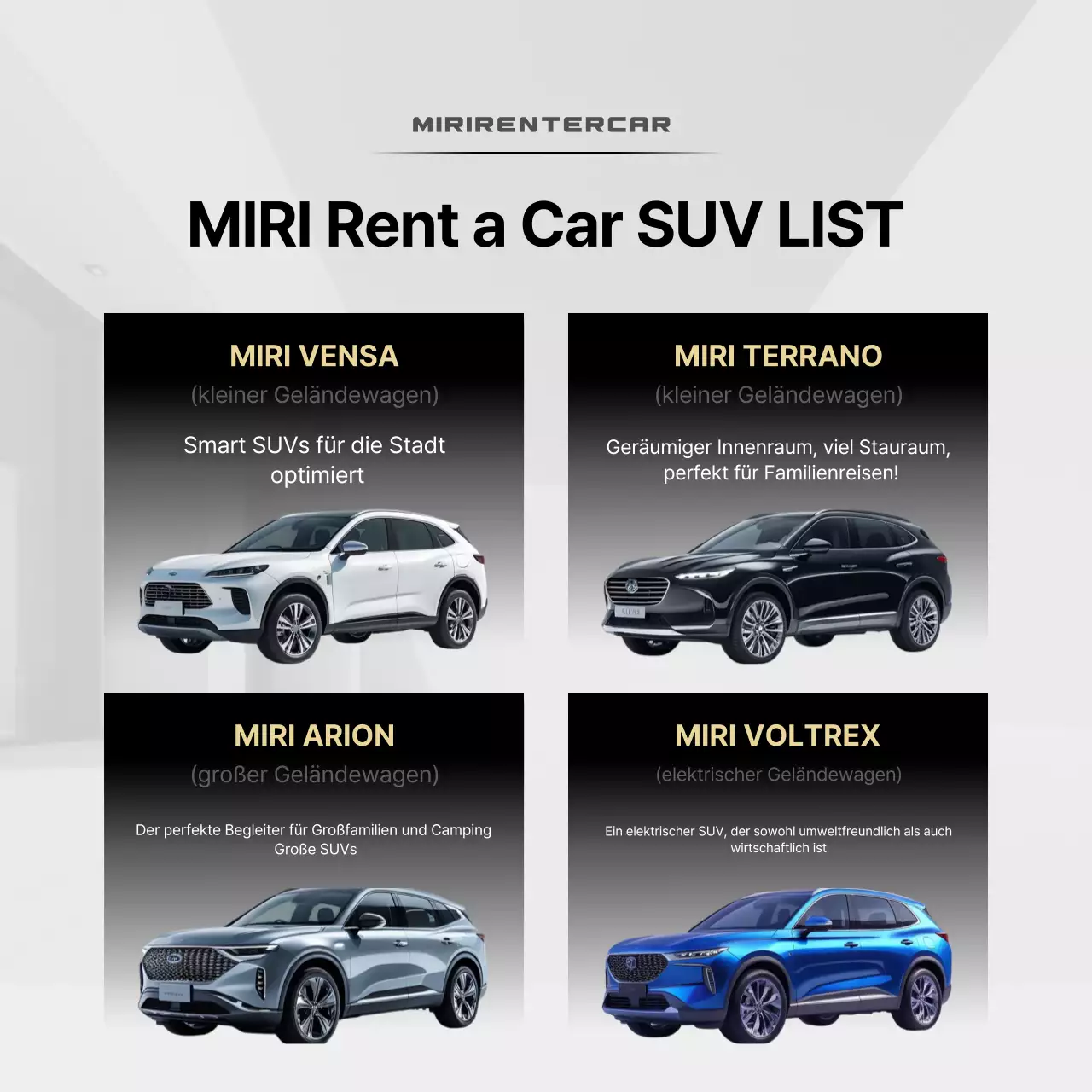 Weiße moderne Autowerbung