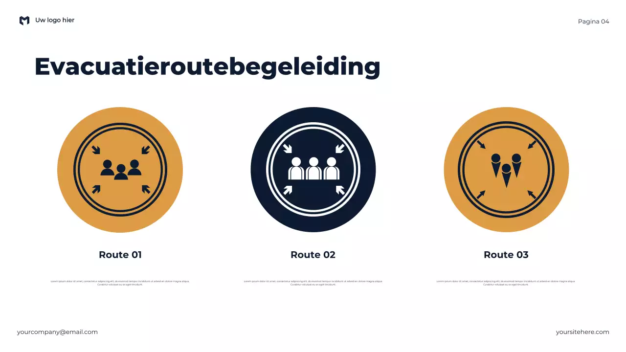 Blue Modern Het belang van veiligheid en noodparaatheid Presentatie