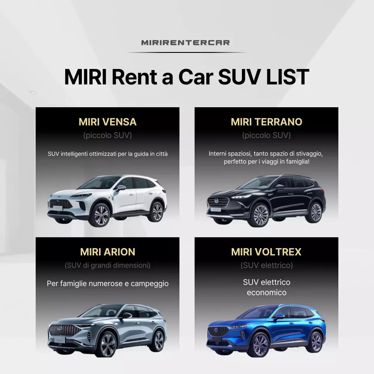 Pubblicità di un'auto moderna bianca