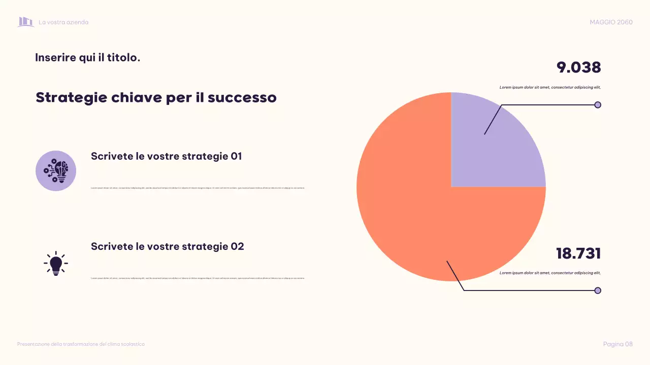 Presentazione illustrativa viola "Trasformare insieme il clima scolastico"