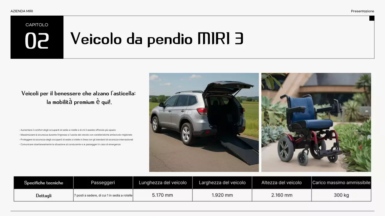 Pubblicità di un'auto moderna nera