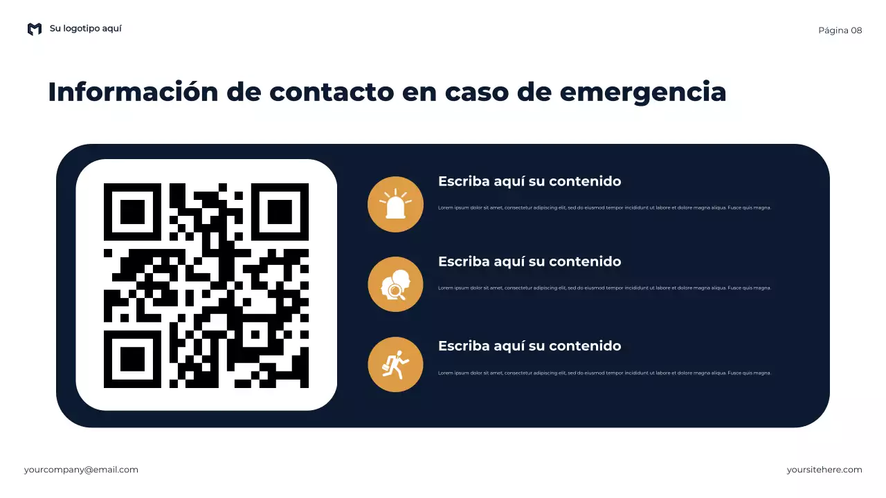 Presentación sobre la importancia de la seguridad y la preparación para emergencias de Blue Modern