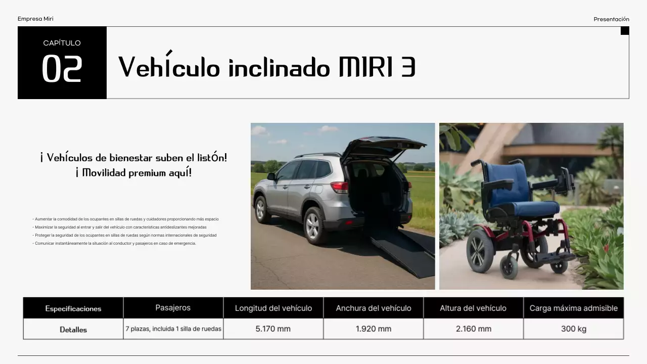 Anuncio de coche moderno negro