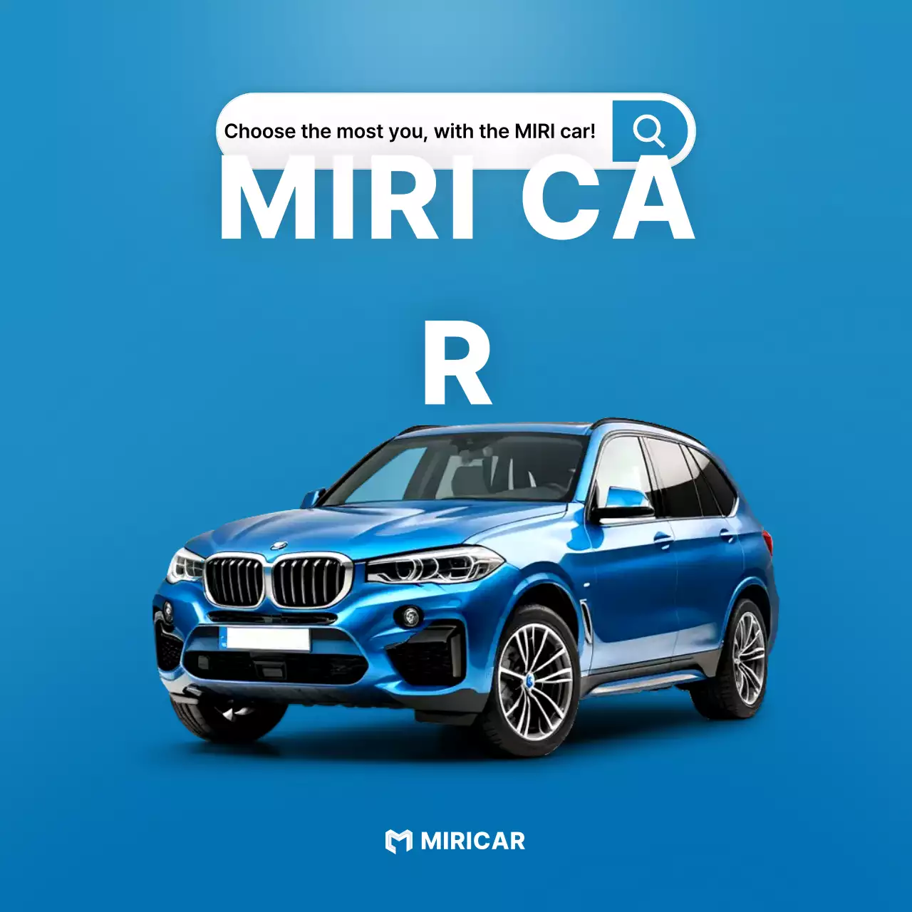 Quảng cáo xe hơi hiện đại màu xanh