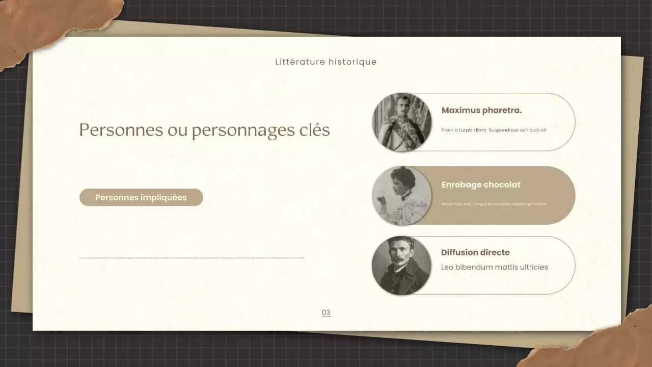 Présentation de la littérature historique et vintage sur l'or