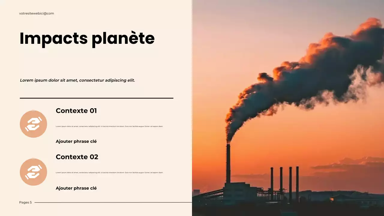 Présentation du réchauffement climatique moderne