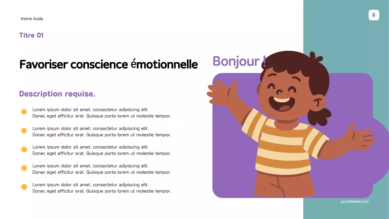 Présentation du guide éducatif ludique violet