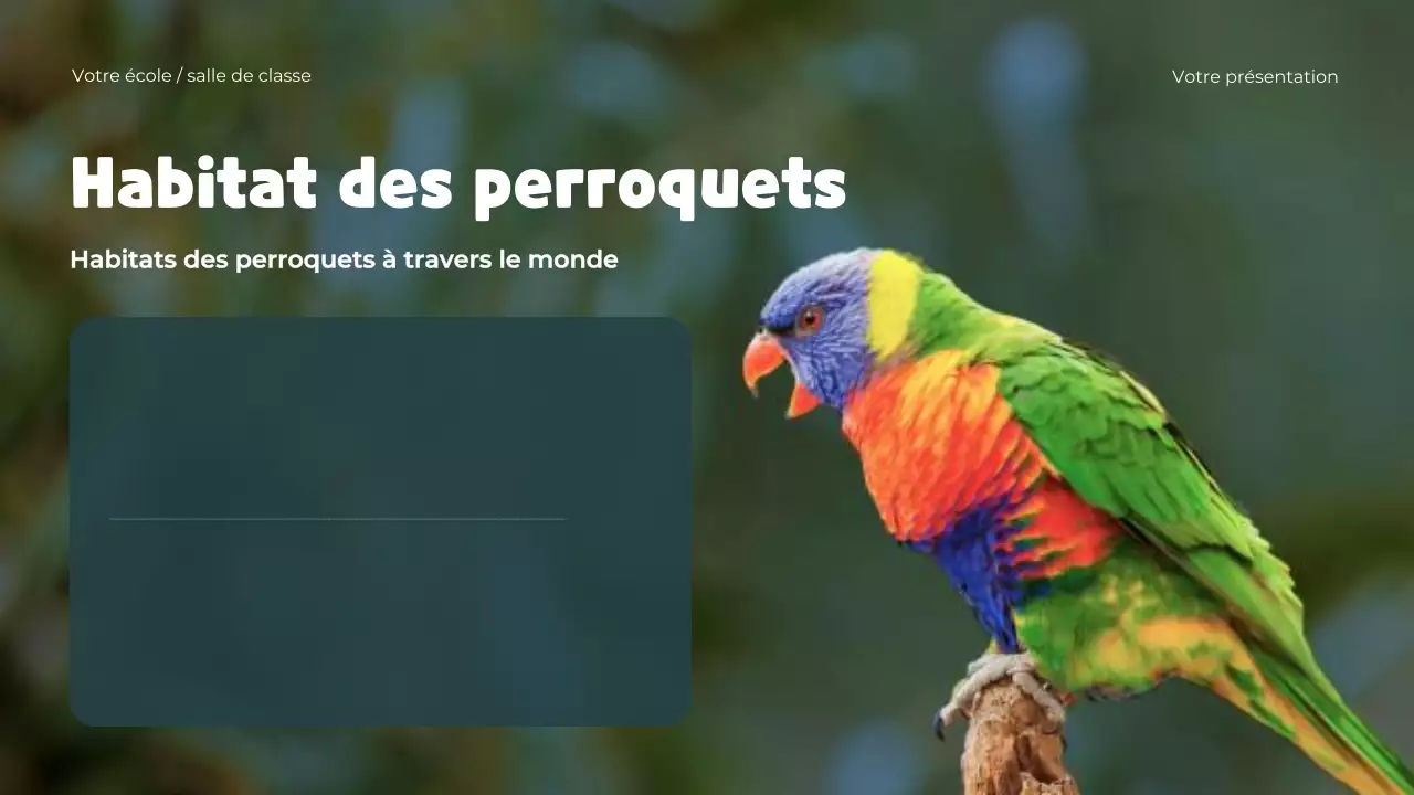 Modèle de présentation d'animaux ludiques