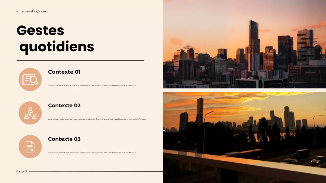 Présentation du réchauffement climatique moderne