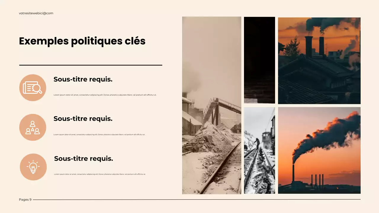 Présentation du réchauffement climatique moderne