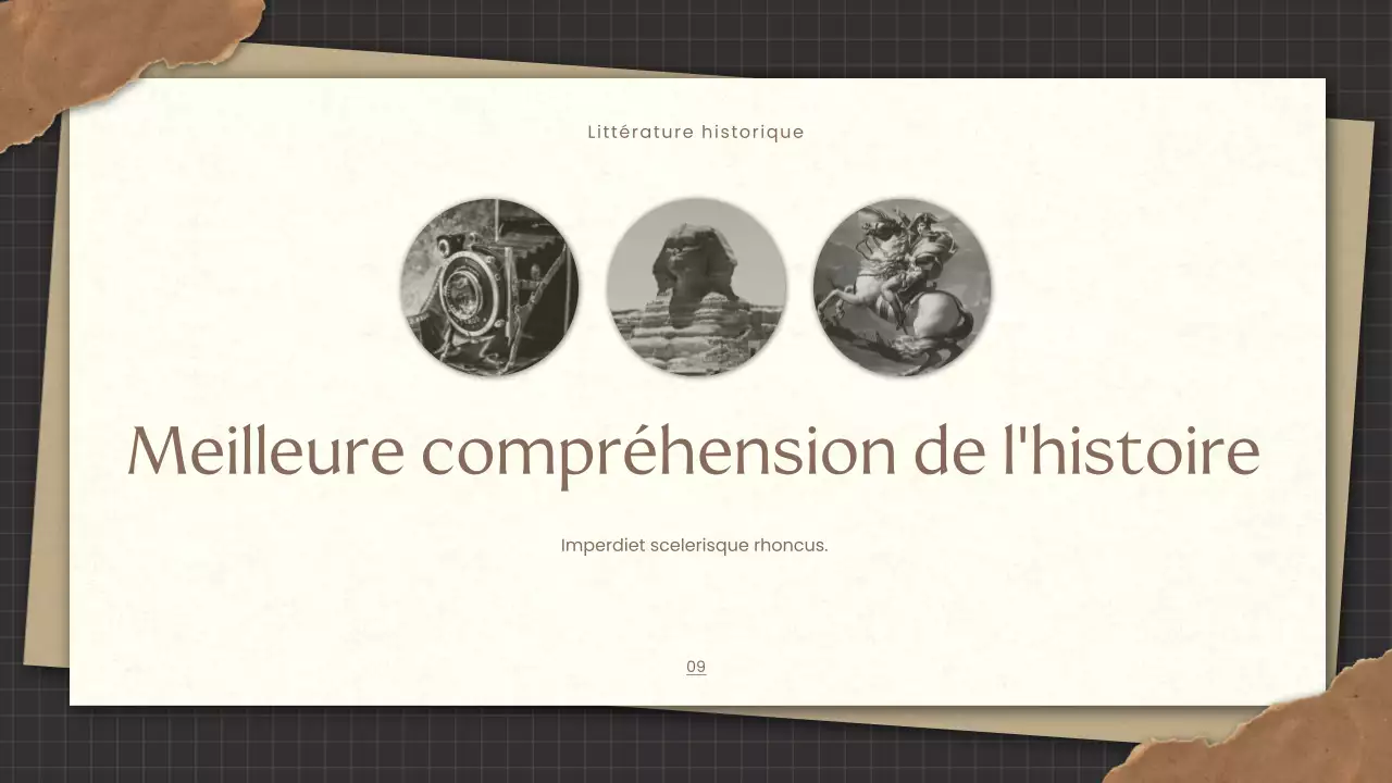 Présentation de la littérature historique et vintage sur l'or