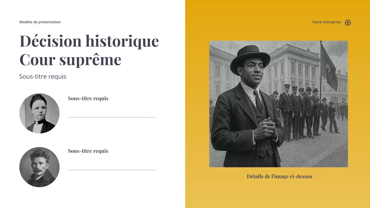 Présentation de l'égalité historique grise