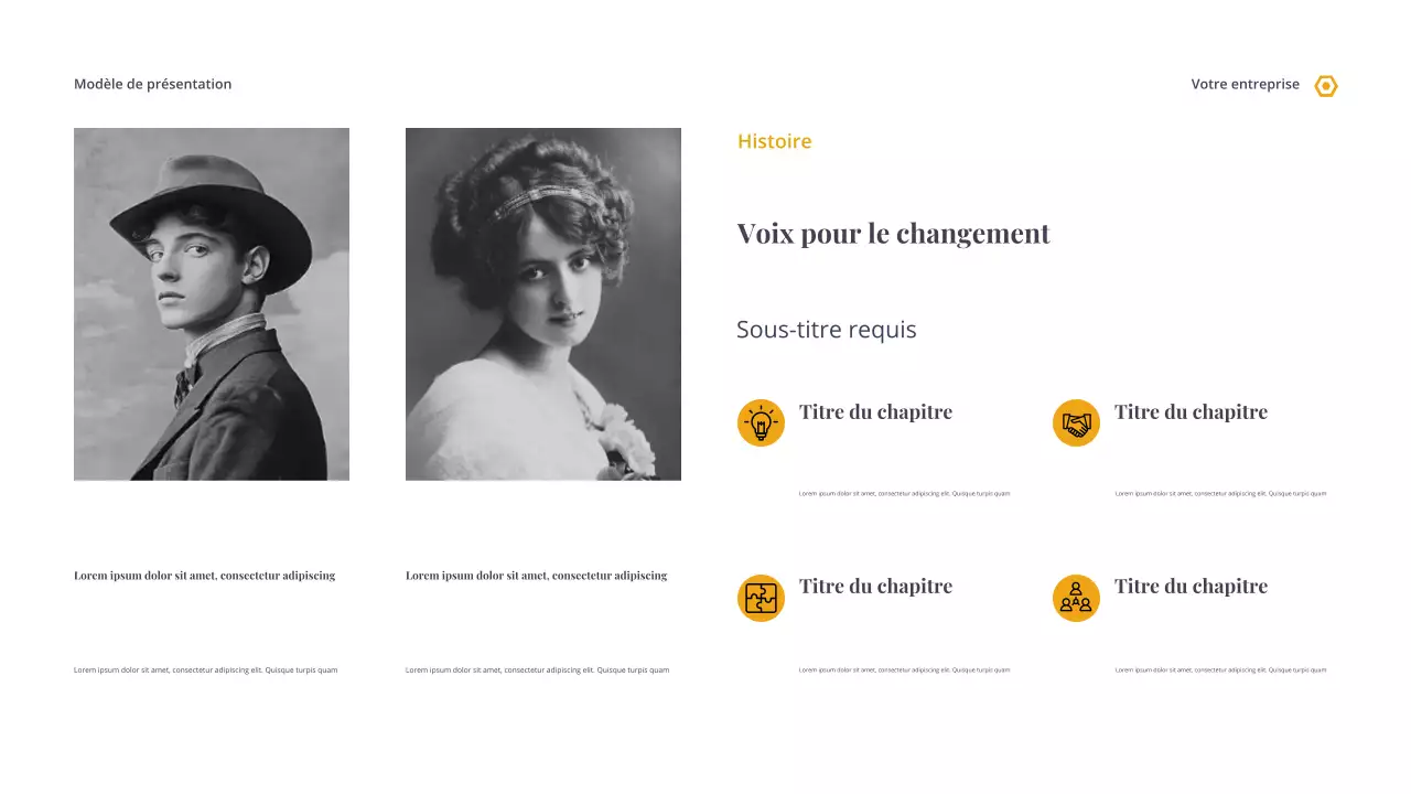 Présentation de l'égalité historique grise