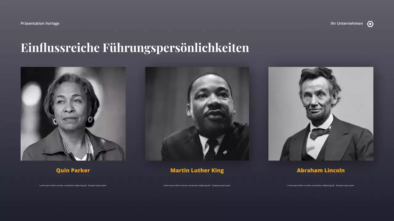 Graue historische Gleichheitspräsentation