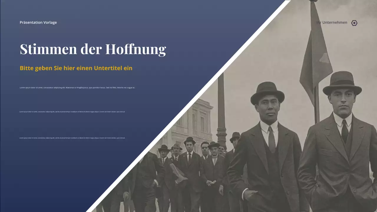 Graue historische Gleichheitspräsentation