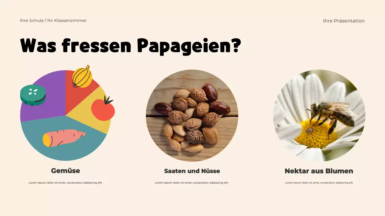 Verspielte Tiere Vorlage Präsentation