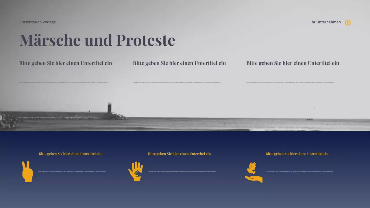 Graue historische Gleichheitspräsentation