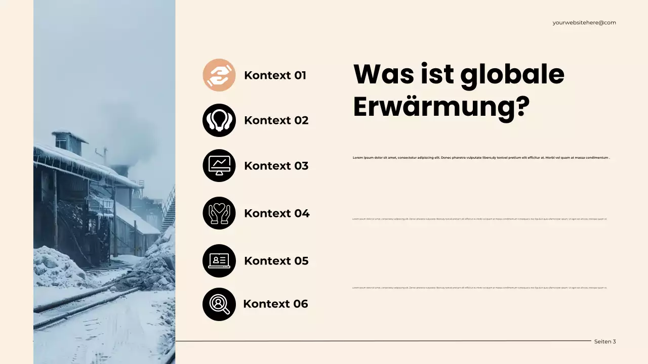 Globale Erwärmung Modernes Klima Präsentation