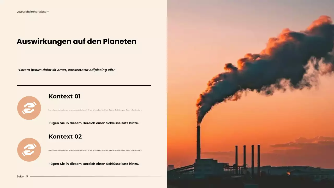 Globale Erwärmung Modernes Klima Präsentation