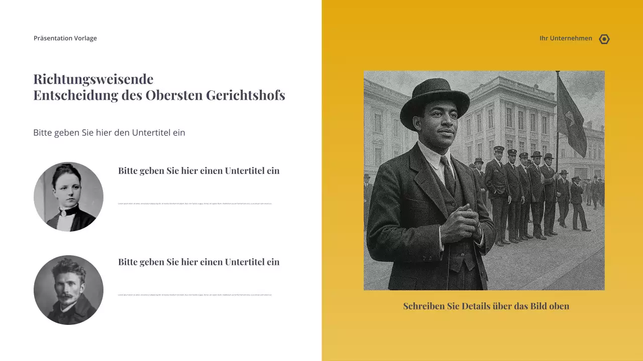 Graue historische Gleichheitspräsentation