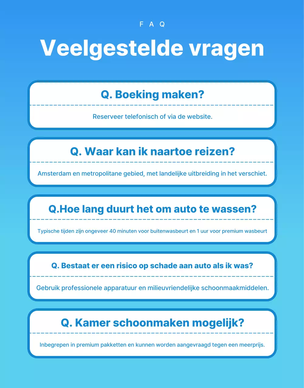 Advertentie voor Blue Modern Car Wash