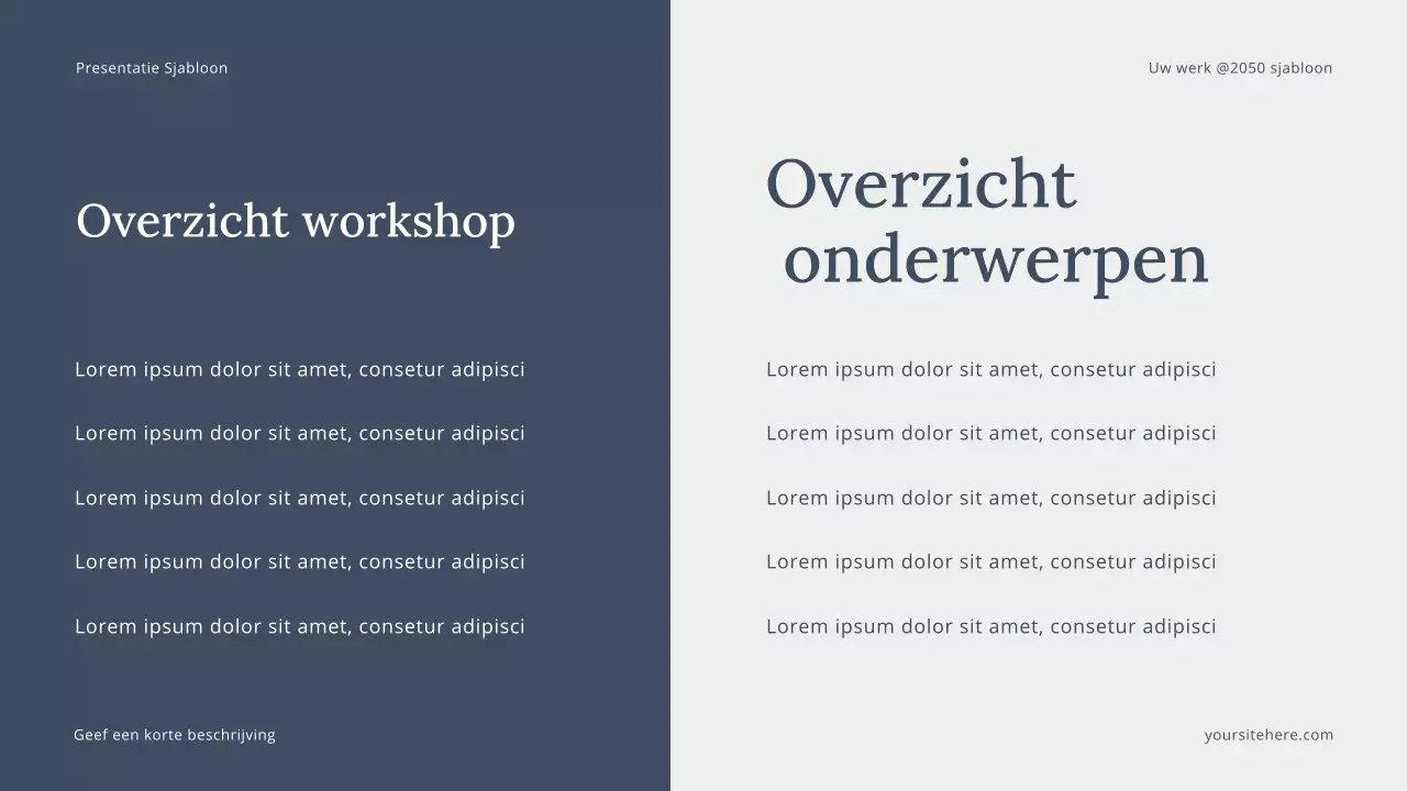 Grijze moderne vertelpresentatie