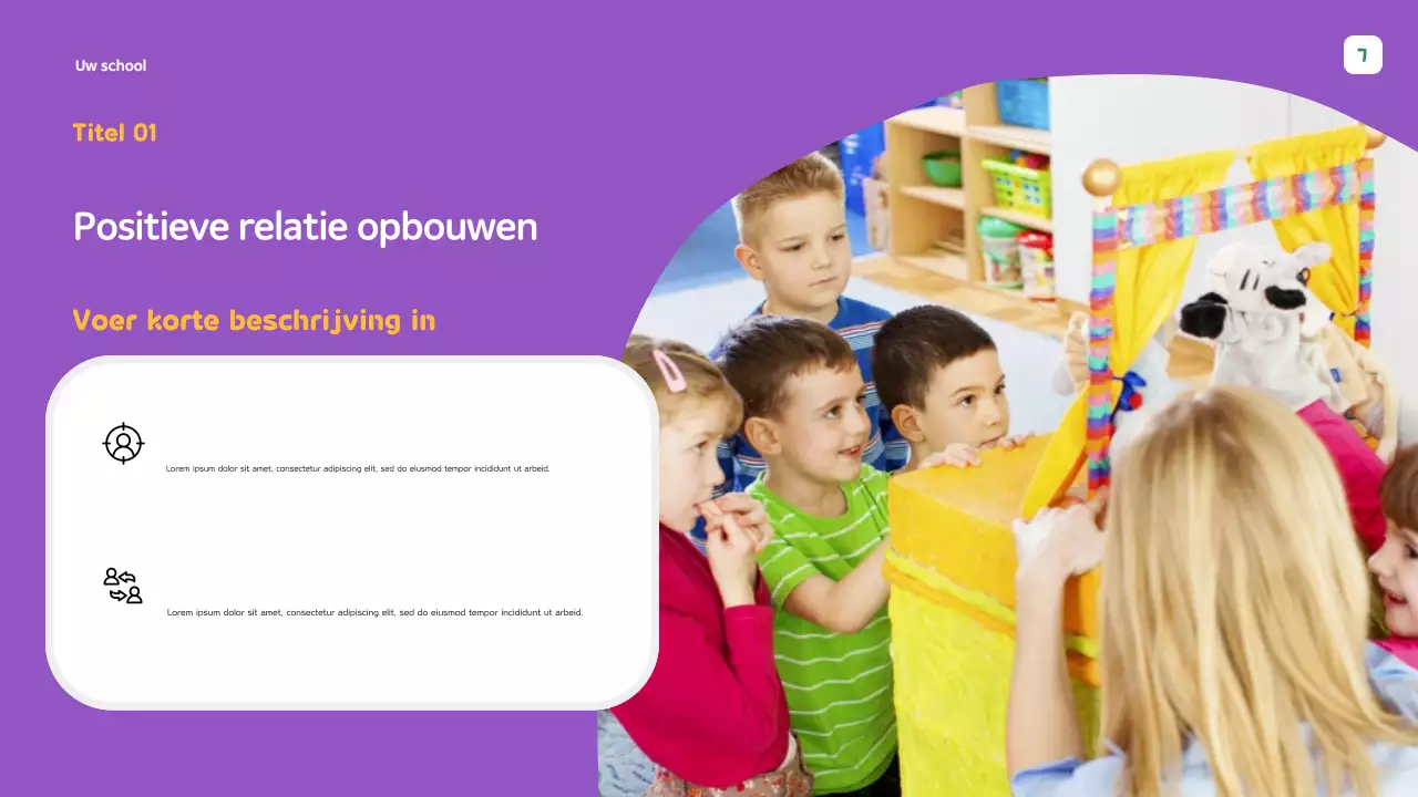 Presentatie van de Purple Playful Education Guide