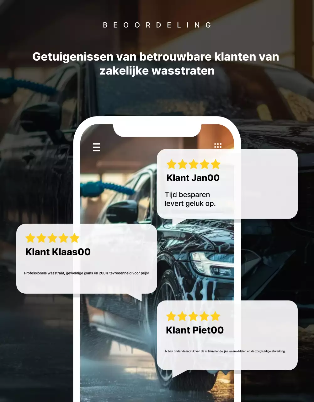 Advertentie voor Blue Modern Car Wash