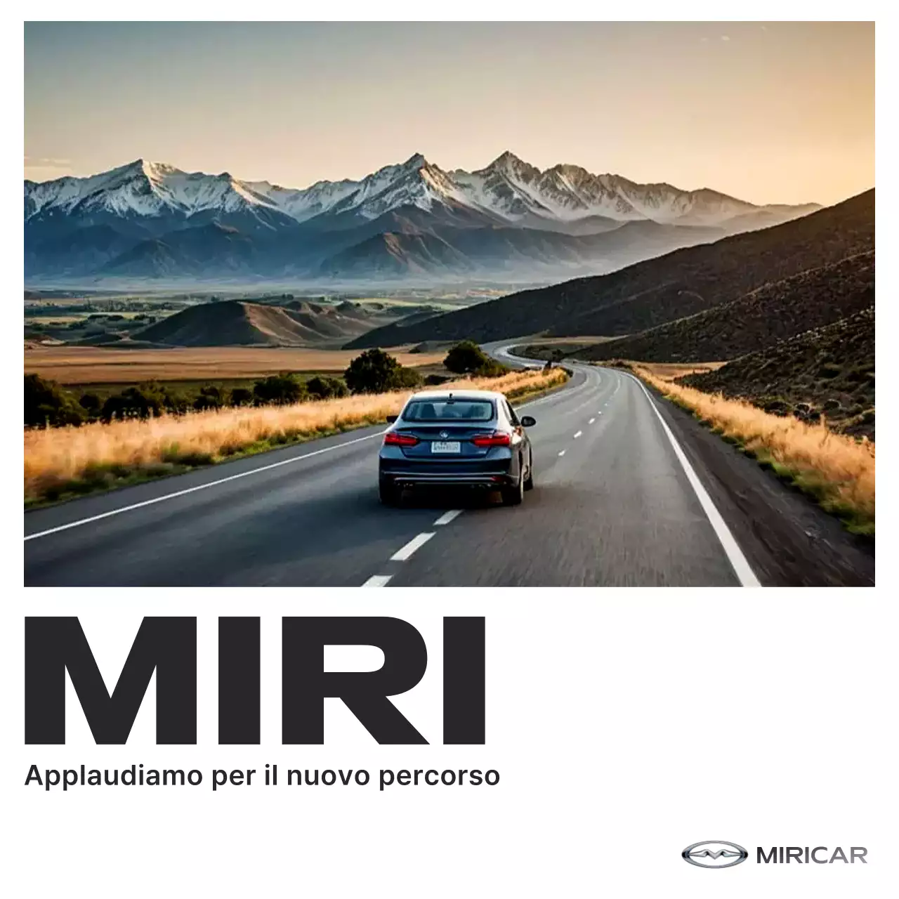 pubblicità di auto moderna grigia