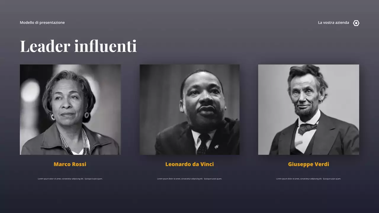 Presentazione sull'uguaglianza storica dei grigi