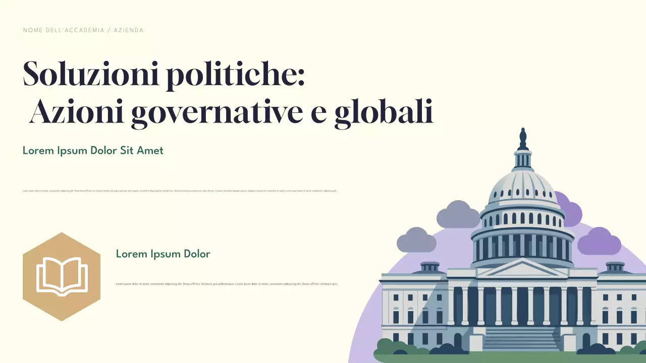 Presentazione infografica sul riscaldamento globale