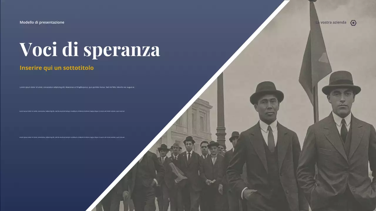 Presentazione sull'uguaglianza storica dei grigi