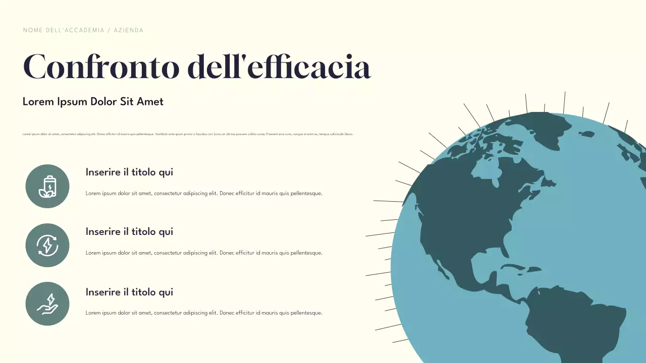 Presentazione infografica sul riscaldamento globale