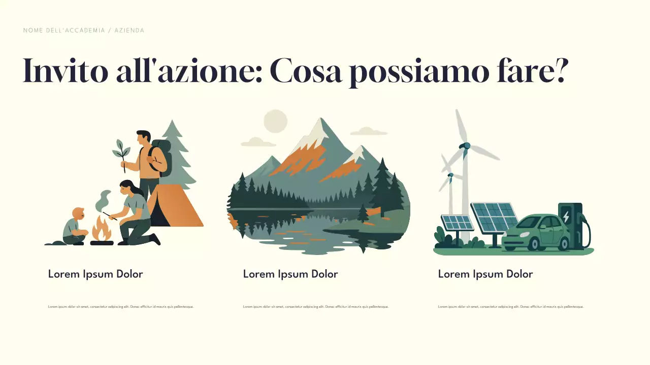 Presentazione infografica sul riscaldamento globale