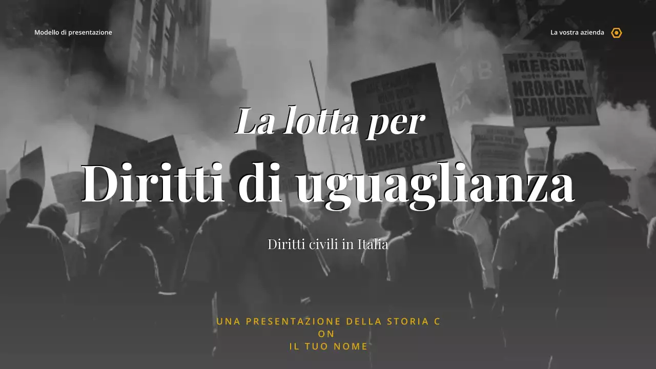 Presentazione sull'uguaglianza storica dei grigi