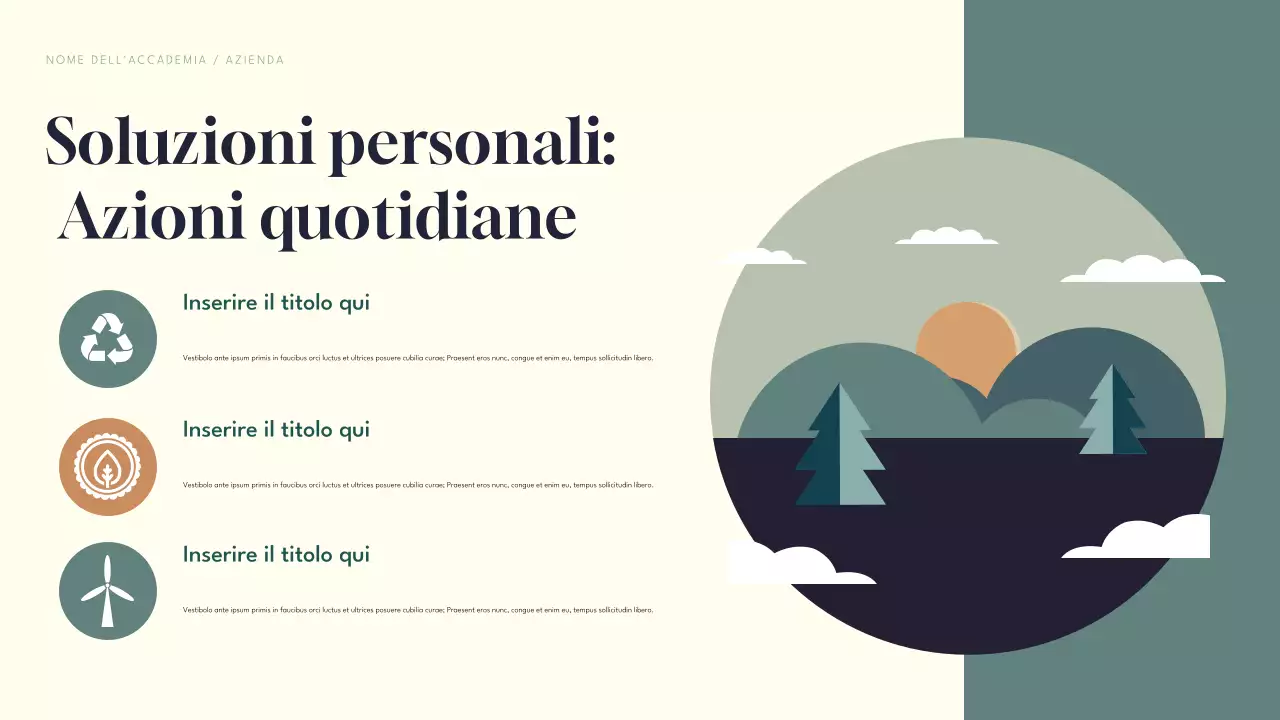 Presentazione infografica sul riscaldamento globale