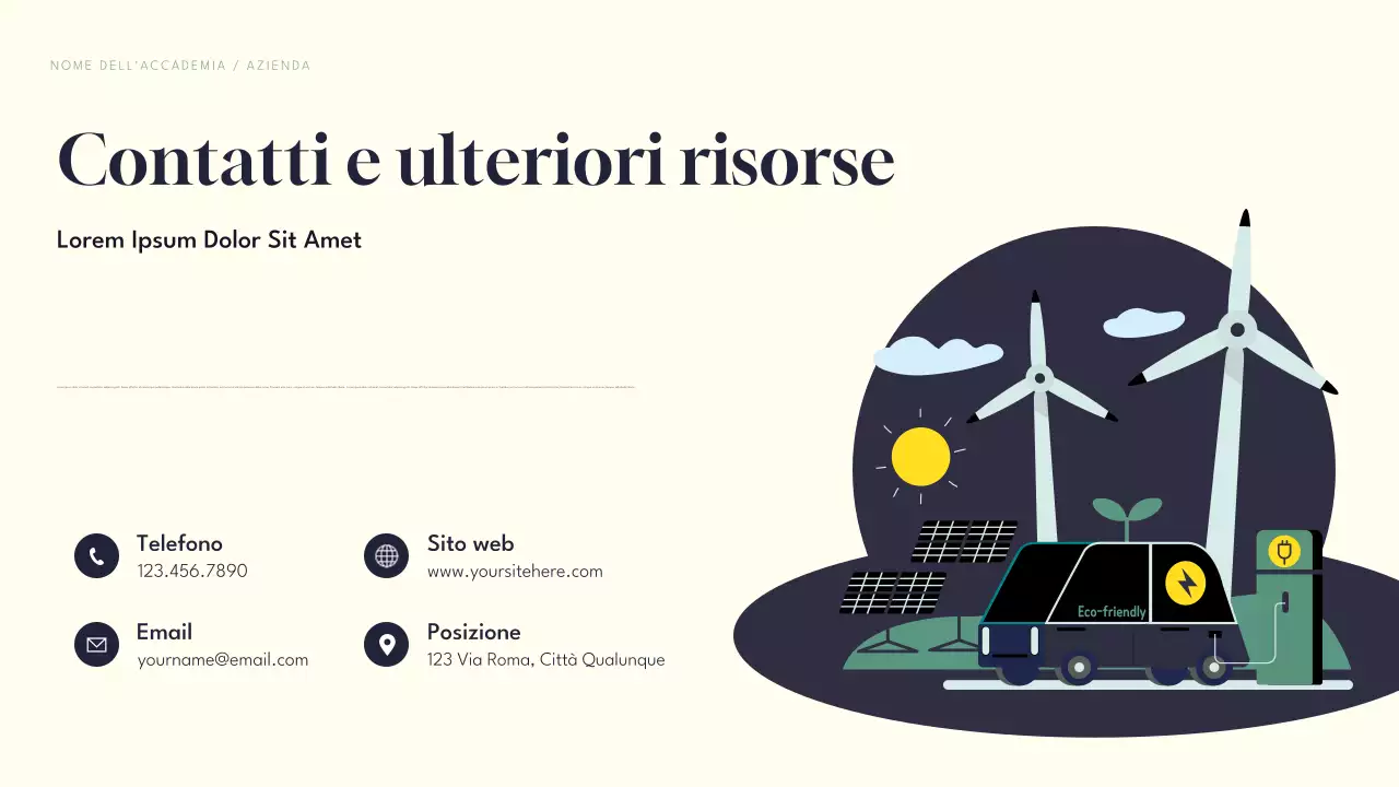 Presentazione infografica sul riscaldamento globale