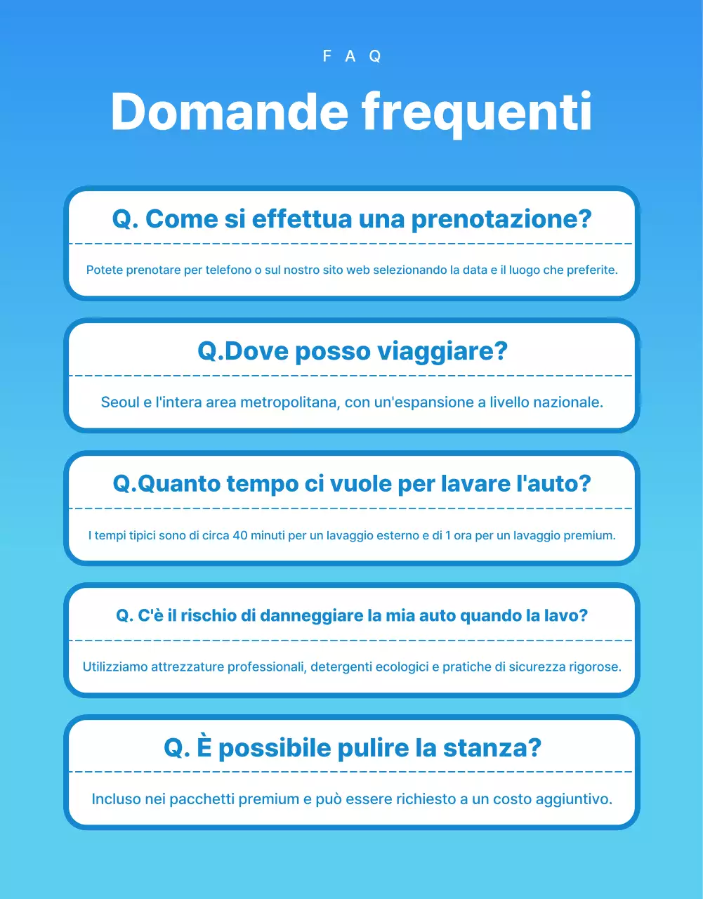 Pubblicità di Blue Modern Car Wash