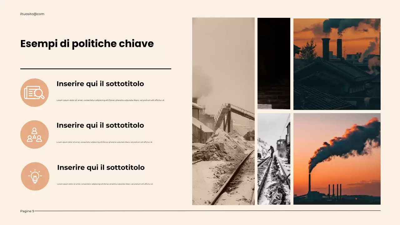 Presentazione sul riscaldamento globale e sul clima moderno