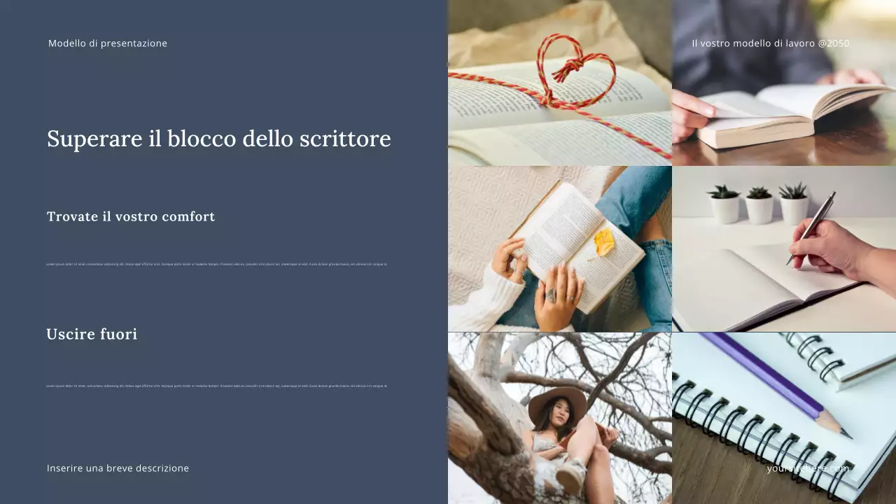 Presentazione di Grey Modern Storytelling